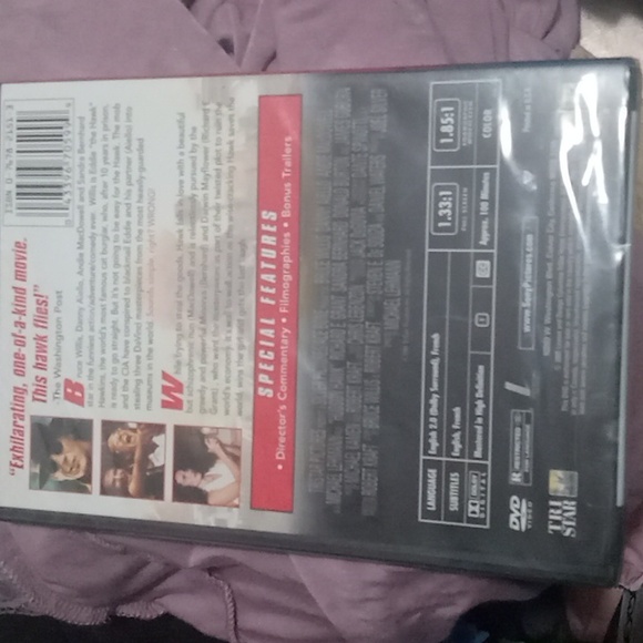 Hudson Hawk DVD with Bruce Willis sealed brand new - Picture 2 of 2